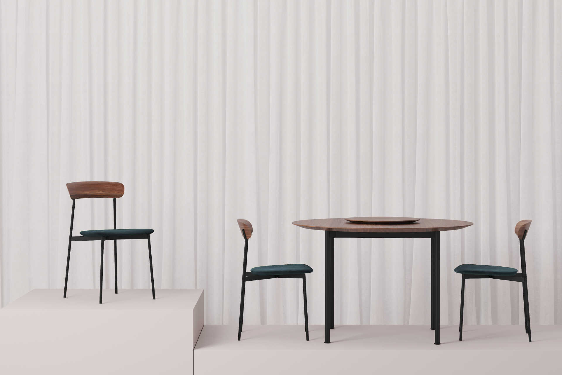 Обеденный стул Crawford U Stellar Works CR-S210-UP - Вид №7