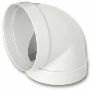 First Corporation Изгиб на 90 ° из абс для круглых труб La ventilazione Ccr100b