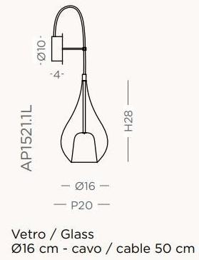 Cangini & Tucci Настенный светильник из дутого стекла Zoe van gogh sun-id-1456114 - Вид №2