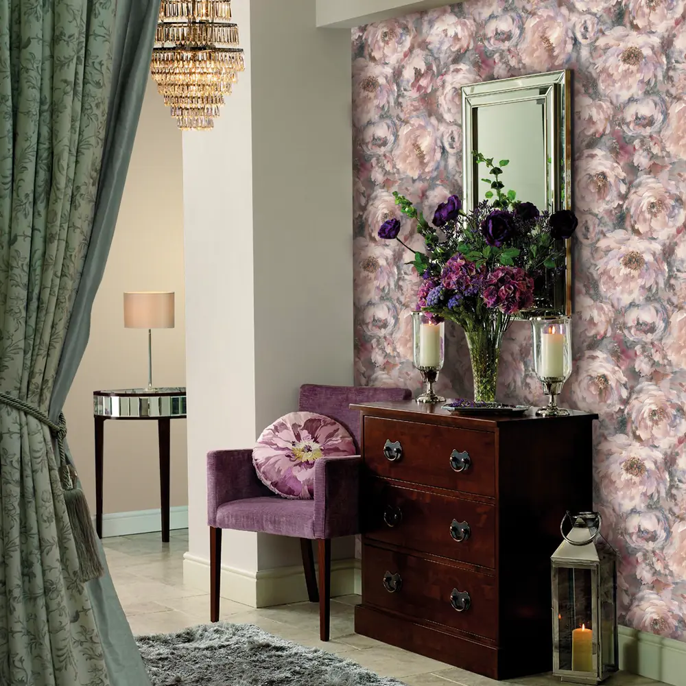 Обои флизелиновые Inspire Peony светло-бежевые 1.06 м Fossil 4 83617733 STLM-2148307 - Вид №3