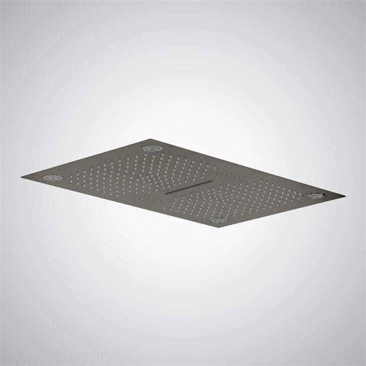 Светодиодная потолочная насадка для душа из нержавеющей стали Fontana Showers Luxe Fontaine ARCH-00029169 - Вид №6