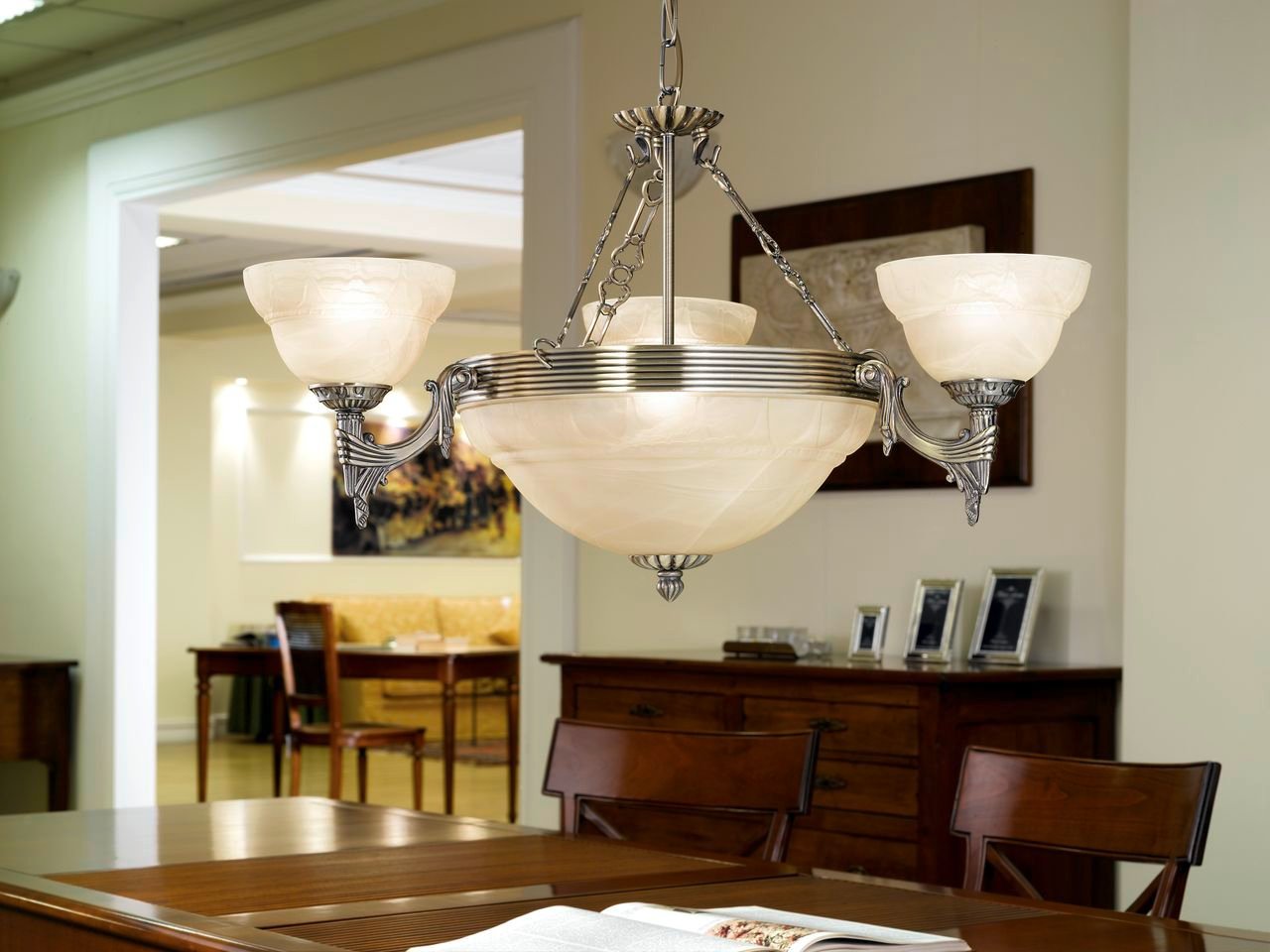 Подвесная люстра Eglo Marbella 85857 EGLO ДИЗАЙНЕРСКИЕ, MARBELLA 056104 Бежевый  - Вид №1