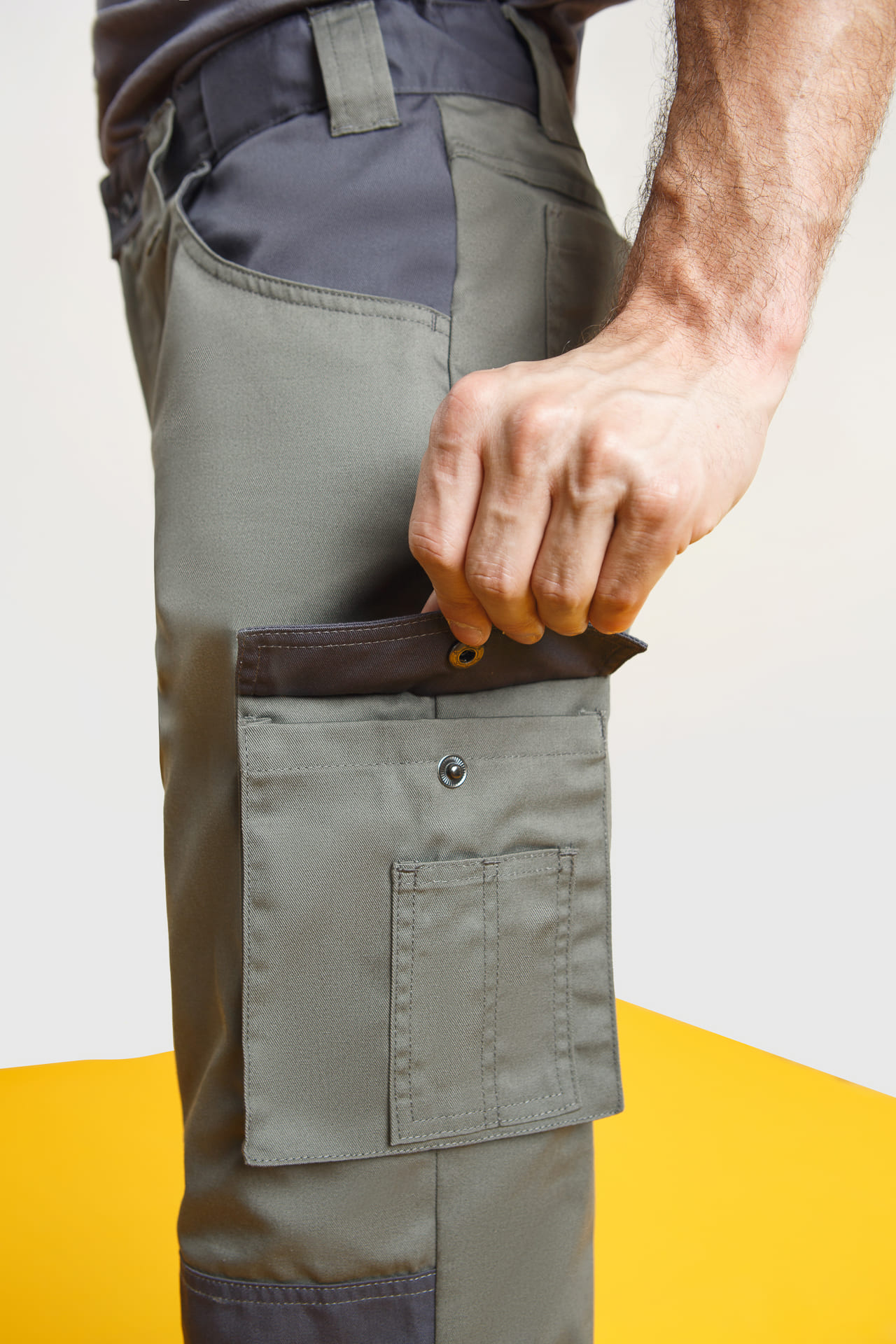 4974814 Костюм  NEW серый хаки графит STATUS  Летняя спецодежда  размер 48-50/170-176  - Вид №14