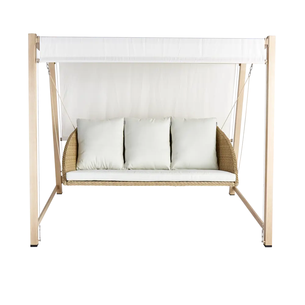 Naterial Medena — садовые качели для троих с навесом и мягкими подушками 84855717 STLM-0964069 - Вид №2