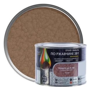 Грунт эмаль по ржавчине 3 в 1 молотковая Dali Special цвет медный 0.4 кг