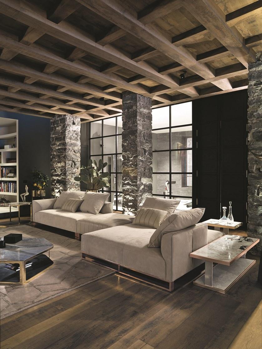 Longhi Прямоугольный мраморный журнальный столик Loveluxe Y 704 - Вид №3