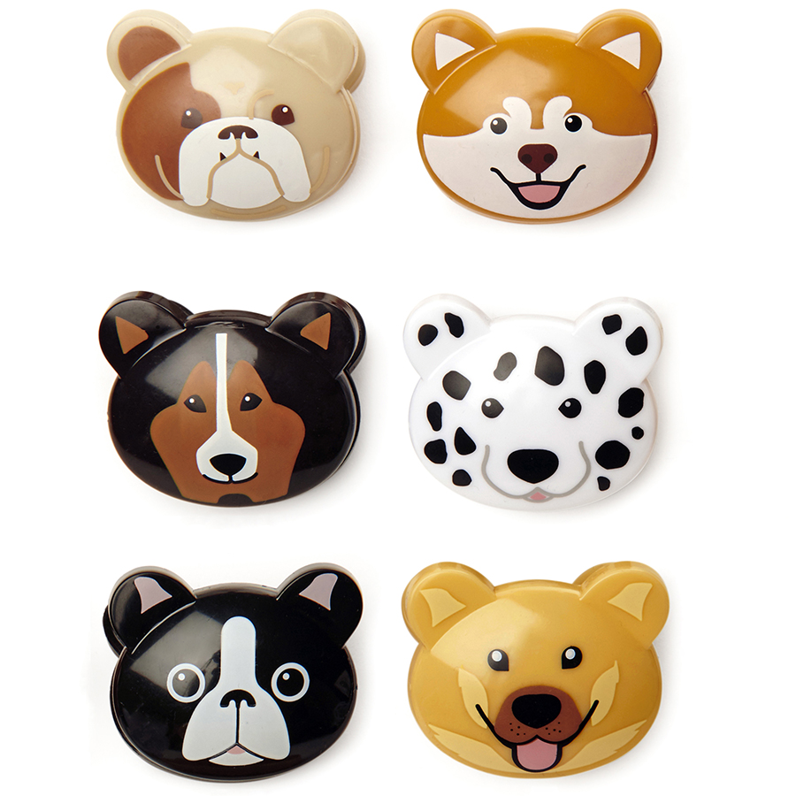 BC43-A Набор зажимов для пакетов doggie, 6 шт Kikkerland  - Вид №2