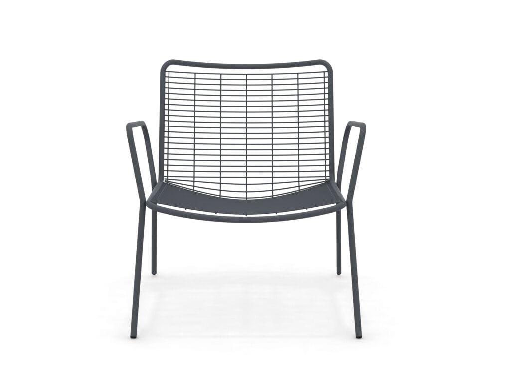 Металлический штабелируемый садовый стул с подлокотниками Vermobil Roma ARCH-00140746