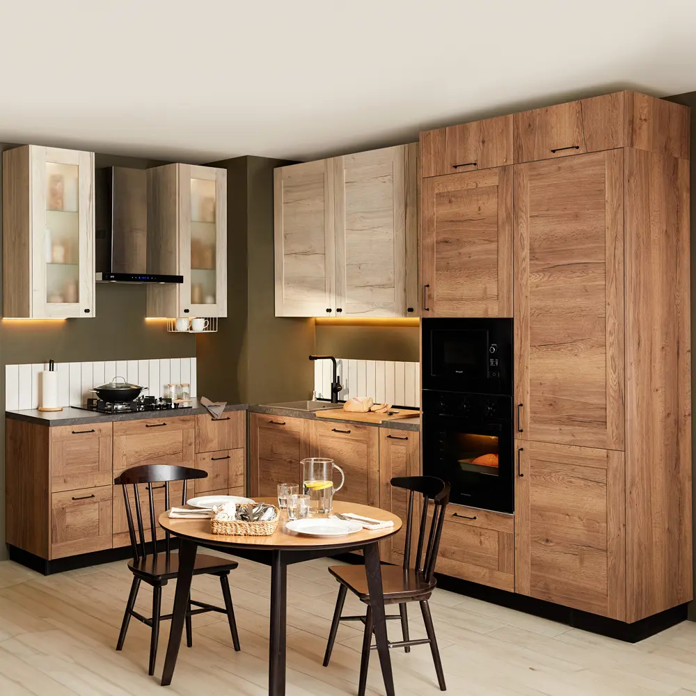 Фальшпанель для кухонного шкафа Рошаль 58x214 см KONSENSA ЛДСП цвет коричневый STLM-2037087 - Вид №9