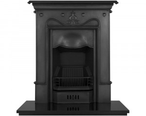 RX089 Чугунный комбинированный камин Tulip Сarronheating