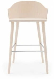 Billiani Высокий табурет из ясеня со спинкой Fitt classic 029