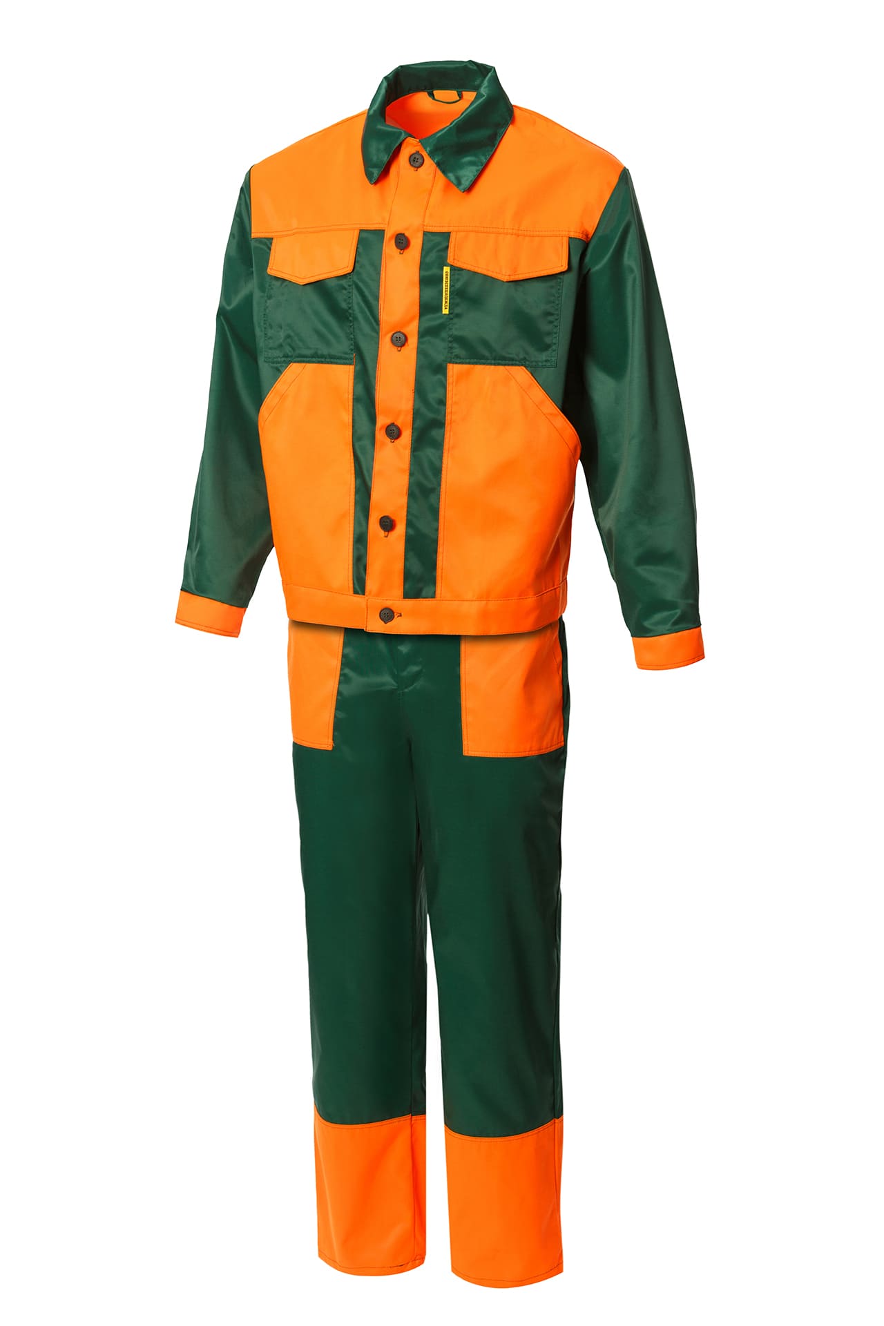 61669 Костюм "Мастер" оранжево-зеленый  Летняя спецодежда  размер 60-62/170-176 