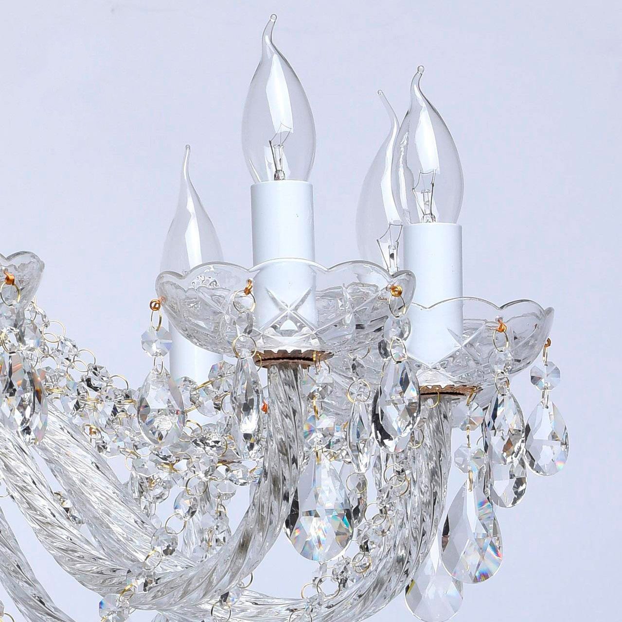 Подвесная люстра MW-Light Каролина 6 367012812 золото MW-LIGHT ДИЗАЙНЕРСКИЕ, КАРОЛИНА 188198 Золотой  - Вид №3