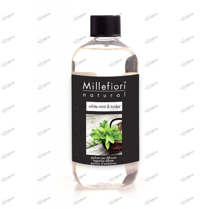Рефил 250мл "Белая мята и тонка" White Mint & Tonka MILLEFIORI MILANO МЯТА 267423 Прозрачный 