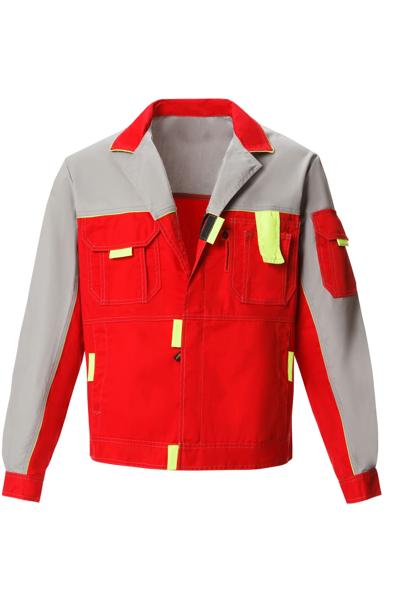 65320 Костюм "Профессионал-2" красный-светло-серый  Летняя спецодежда  размер 60-62/170-176  - Вид №2