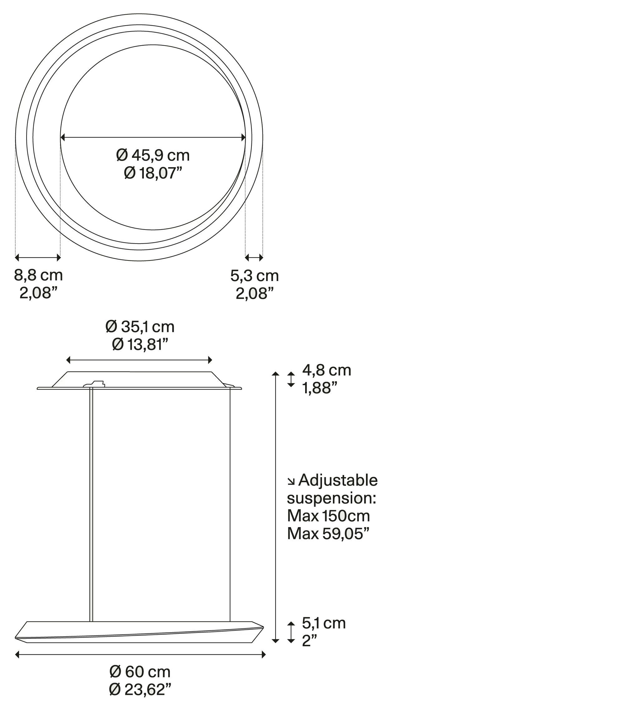 Литой алюминиевый светодиодный подвесной светильник Lodes Tidal ARCH-00149689 - Вид №9