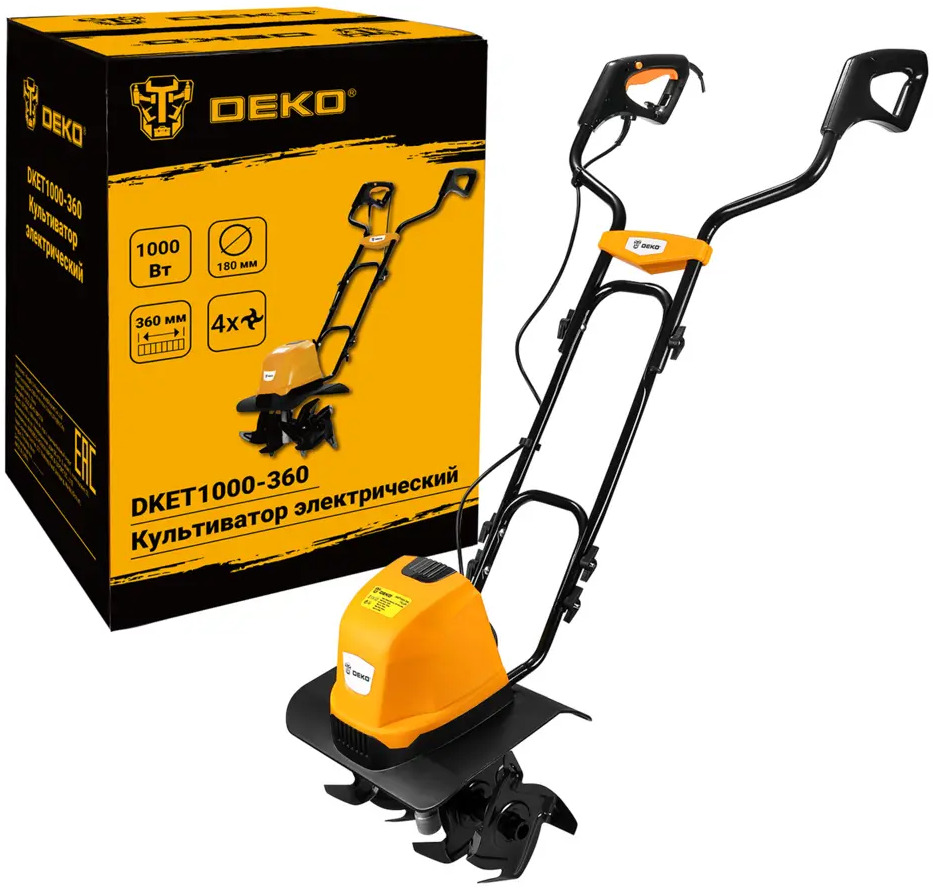 86584861 Культиватор электрический Deko DKET1000-360 1000 Вт STLM-0070441