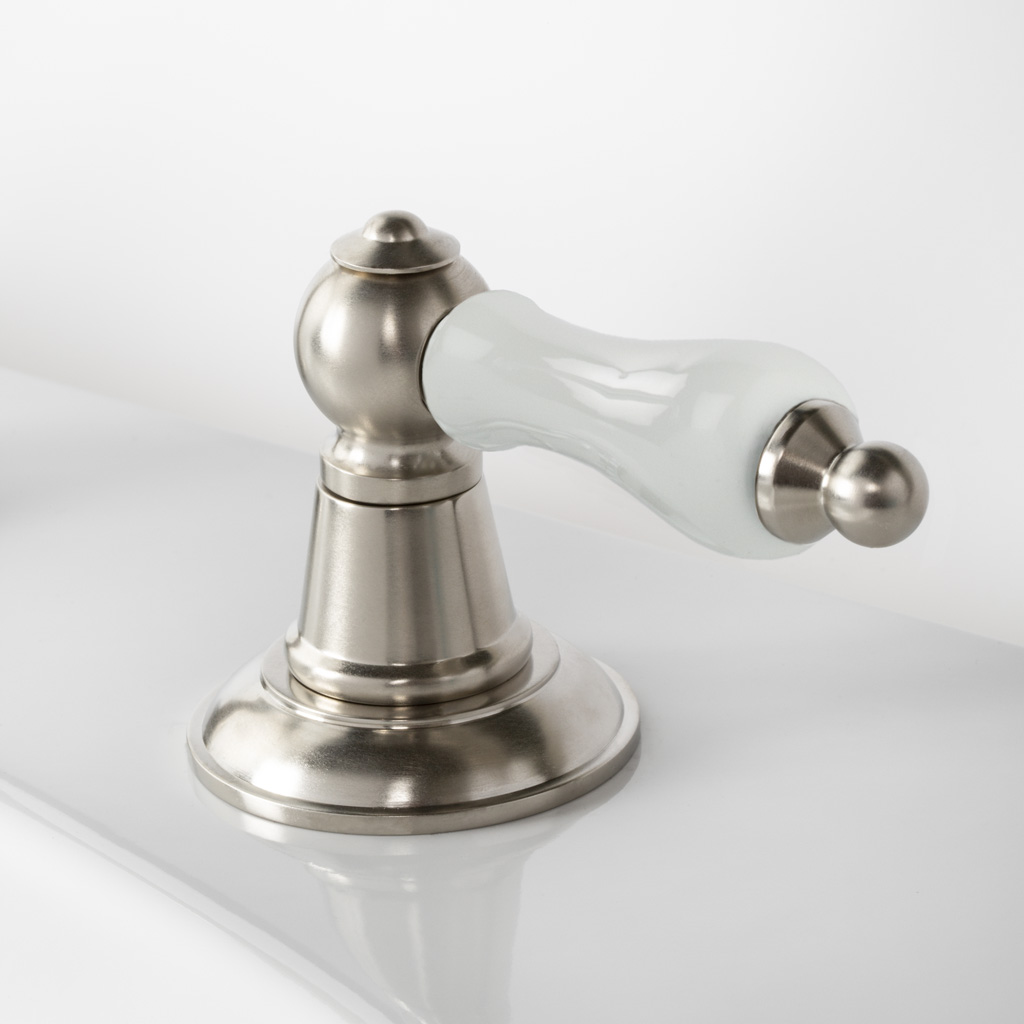 C15-1301 C15-1301 Смеситель для раковины на 3 отверстия ВОЛГА С РУЧКАМИ I Cristal & Bronze VOLGA À MANETTES I  - Вид №1