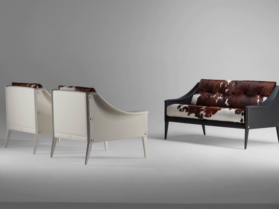 Кресло пони с подлокотниками Poltrona Frau коллекция - диваны и кресла ARCH-00121155 - Вид №1