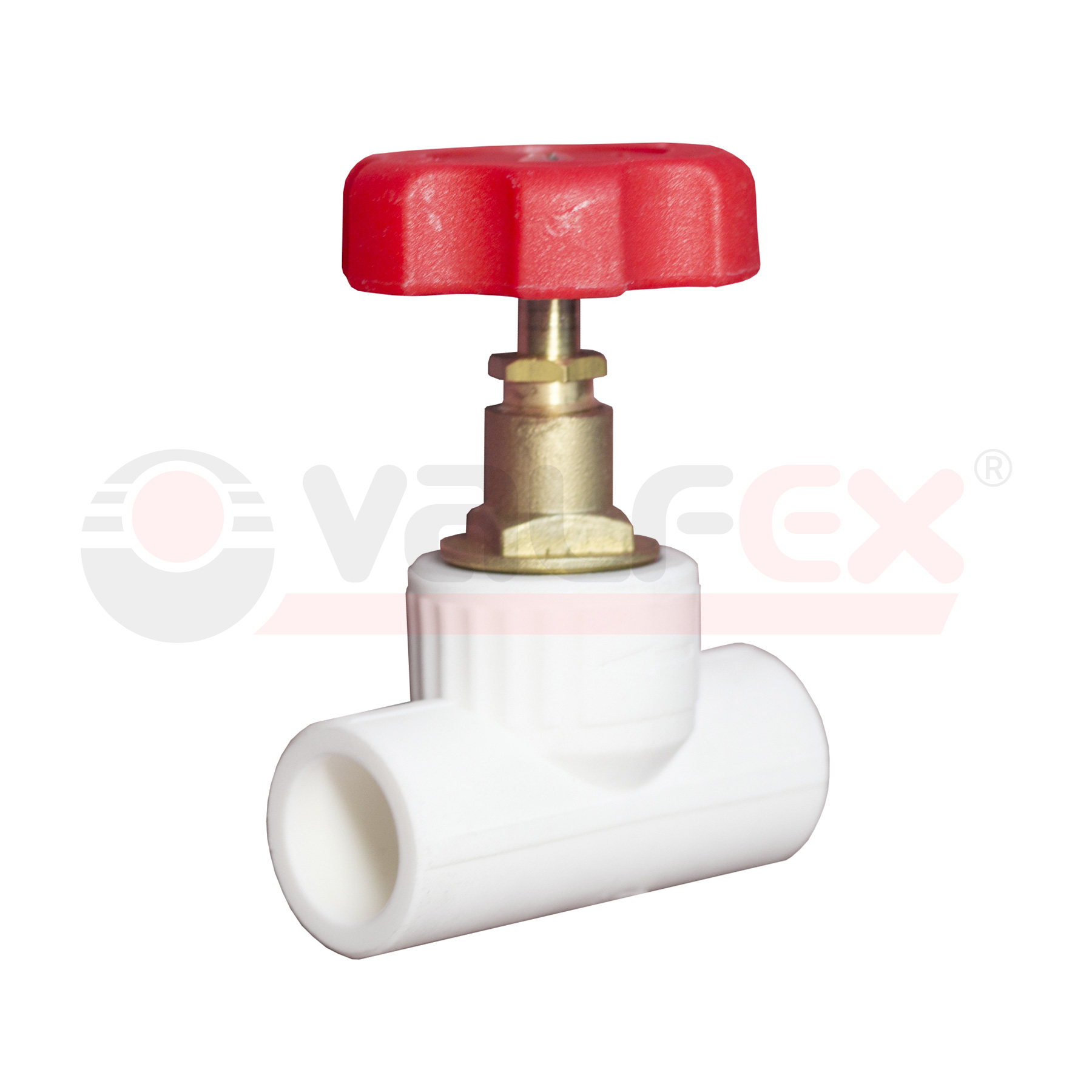 10146025Г Valfex Вентиль проходной полипропиленовый 90° 