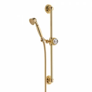 227-DS Штанга для душа с держателем лейки, ручка Сваровски EFFEPI RUBINETTERIE ДУШЕВЫЕ ШТАНГИ