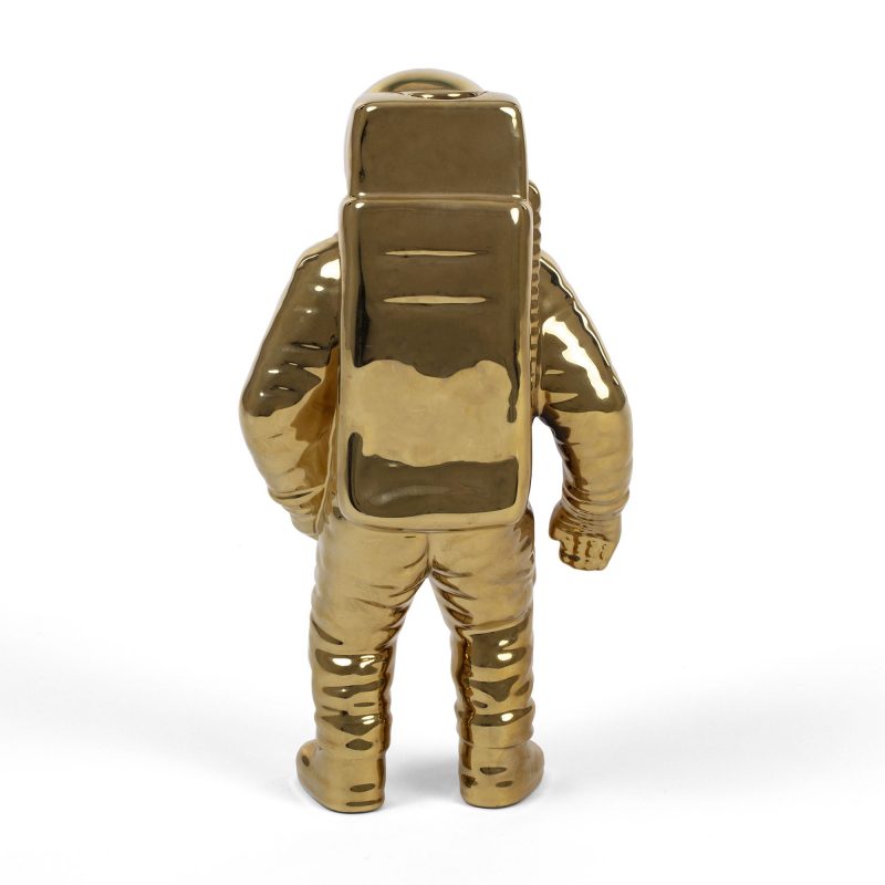Ваза фарфоровая 28х12см золотая Cosmic Diner Starman Gold SELETTI ДИЗАЙНЕРСКИЕ 00-3883257 Золото  - Вид №4