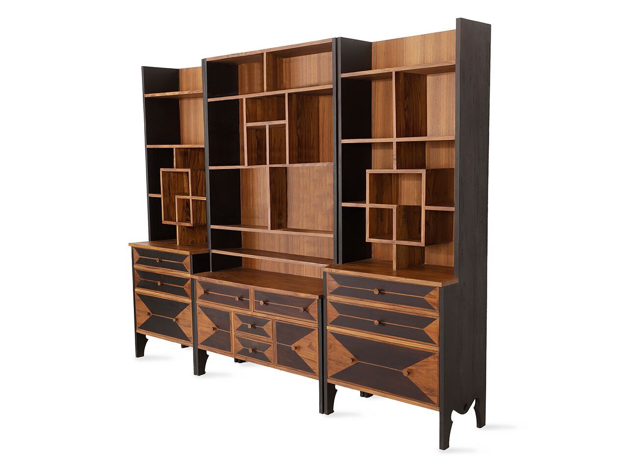 Самонесущий книжный шкаф из тикового дерева Alankaram KITAPLIK ARCH-00091731 - Вид №2