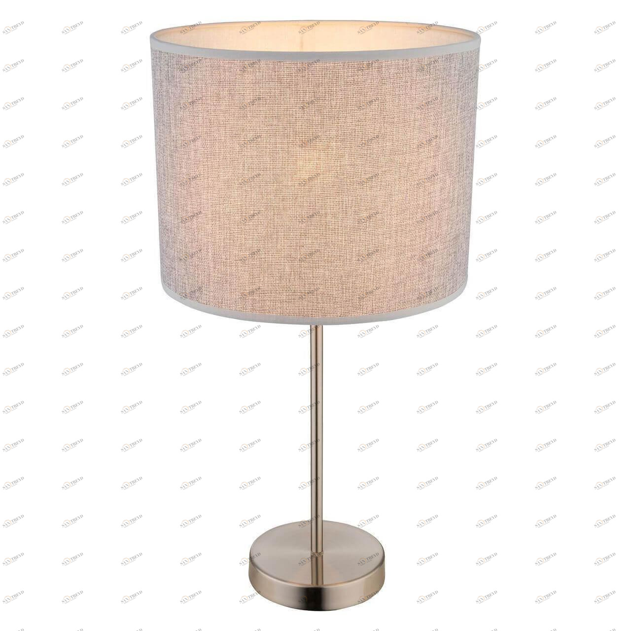 Лампа настольная серая 50 см Globo Paco 15185T1 GLOBO PACO 00-3906880 Серый Ceramica Globo 