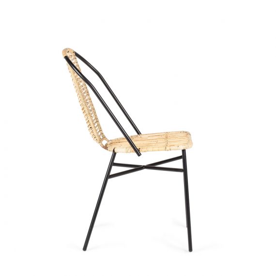 080245 Стул из тростника и ротанга Francisco Segarra Bahrain Santreyd  - Вид №4