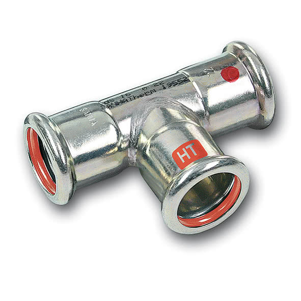 128130281828 SANHA 28130 SANHA-Therm Industry тройник ВПр 28x18x28 мм  - Вид №1