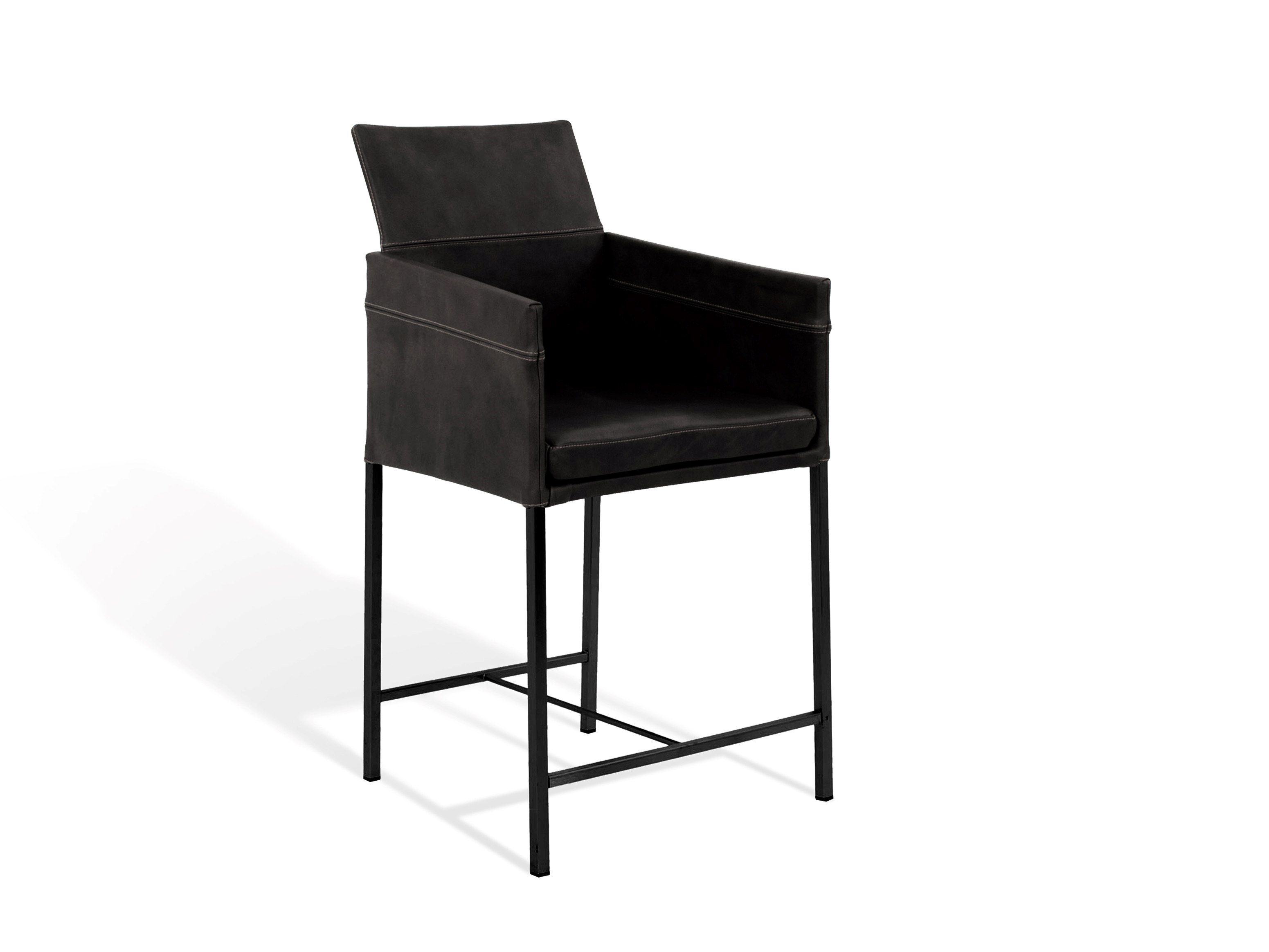 Барный стул с подставкой для ног со спинкой KFF Техас ARCH-00066223 - Вид №7