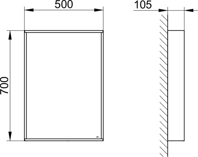 07895172000 Зеркало хрустальное KEUCO Lichtspiegel - Вид №3