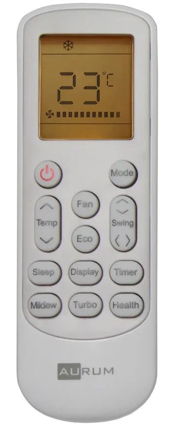 9130402 Кондиционер настенный сплит-система AURUM ARC24-WNTE3/I/ARC24-WNTE3/O белый STDN-0113177 - Вид №3