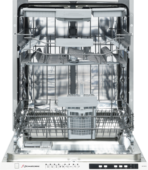 SLG VI6310 Полноразмерная, 82x59.8x55 см, 15 комплектов, 9 программ, 6 температурных режимов, расход 9л, электронное управление/led дисплей, 3-я крзина, верхняя корзина easy lift,защита от утечки leakage protection, отсрочка до 19 часов, 1/2 загрузка Scha Santreyd 