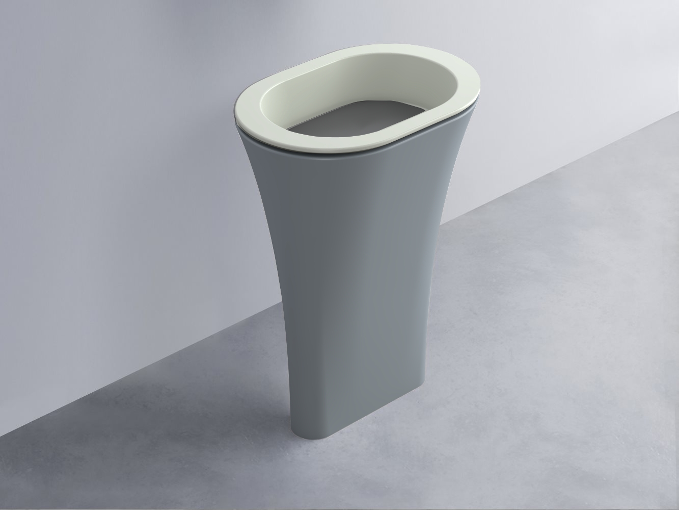 AMLA65-PM+AMPILO-CM+AMCOLO-BR Раковина Amedeo Ovale отдельностоящая cielo Enjoy + Amedeo Ceramica Cielo