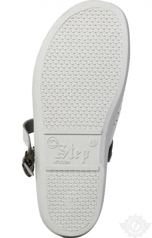 61796 Туфли Сабо мужские белые  Медицинская обувь размер 43 Спецодежда  - Вид №1