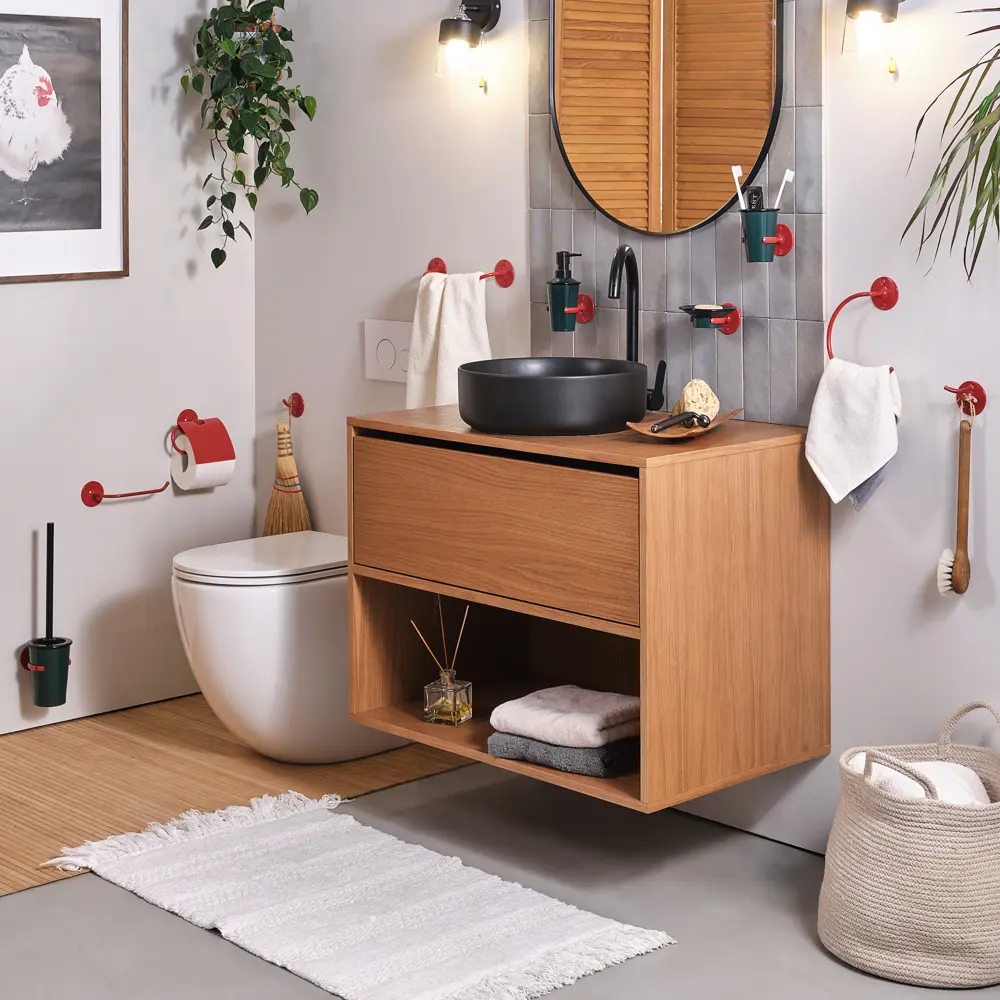 Держатель для полотенец Moroshka Trud цвет красный STLM-2055314 - Вид №8