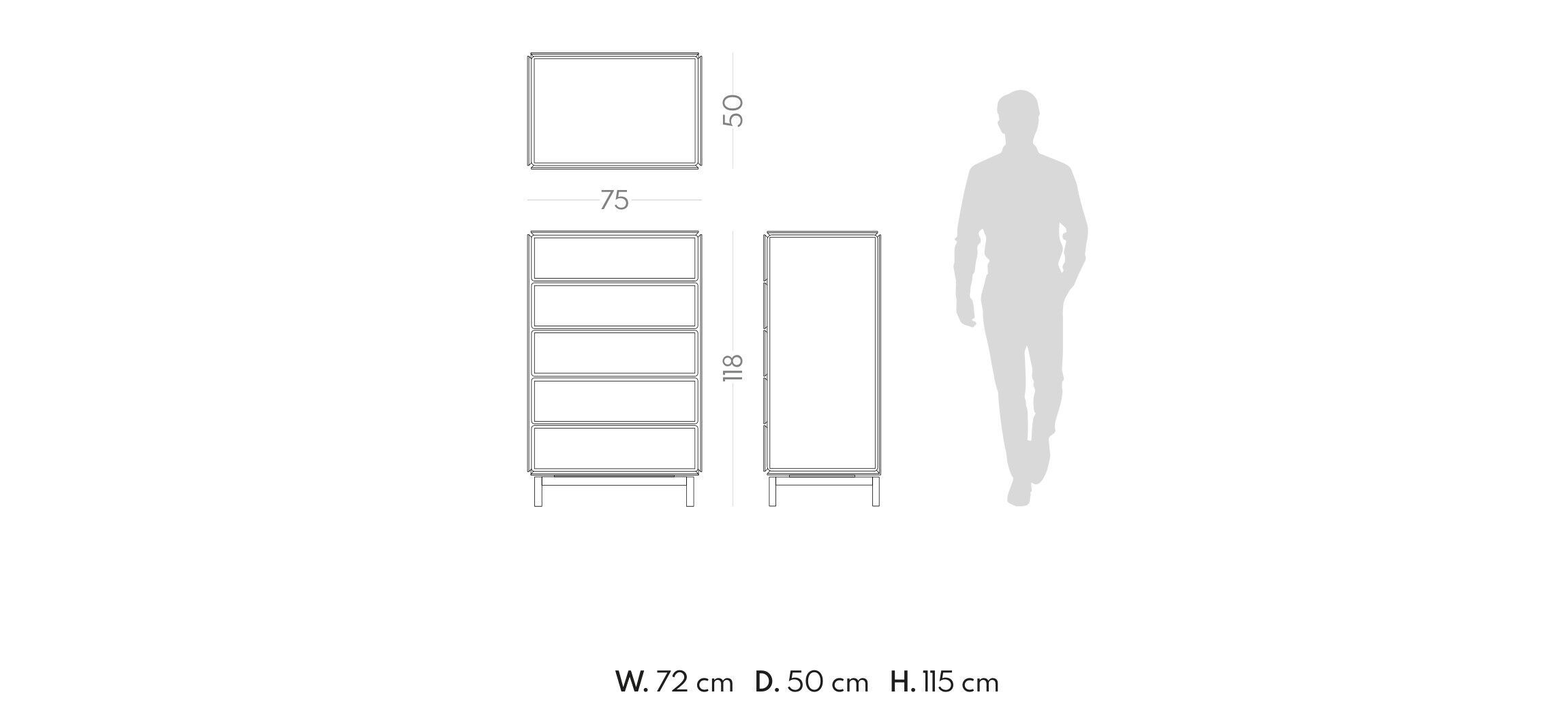 Деревянный комод PRADDY Metro ARCH-00096199 - Вид №2