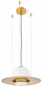 Miloox Подвесной светильник из матовой латуни и опалового стекла Hat 1744.89