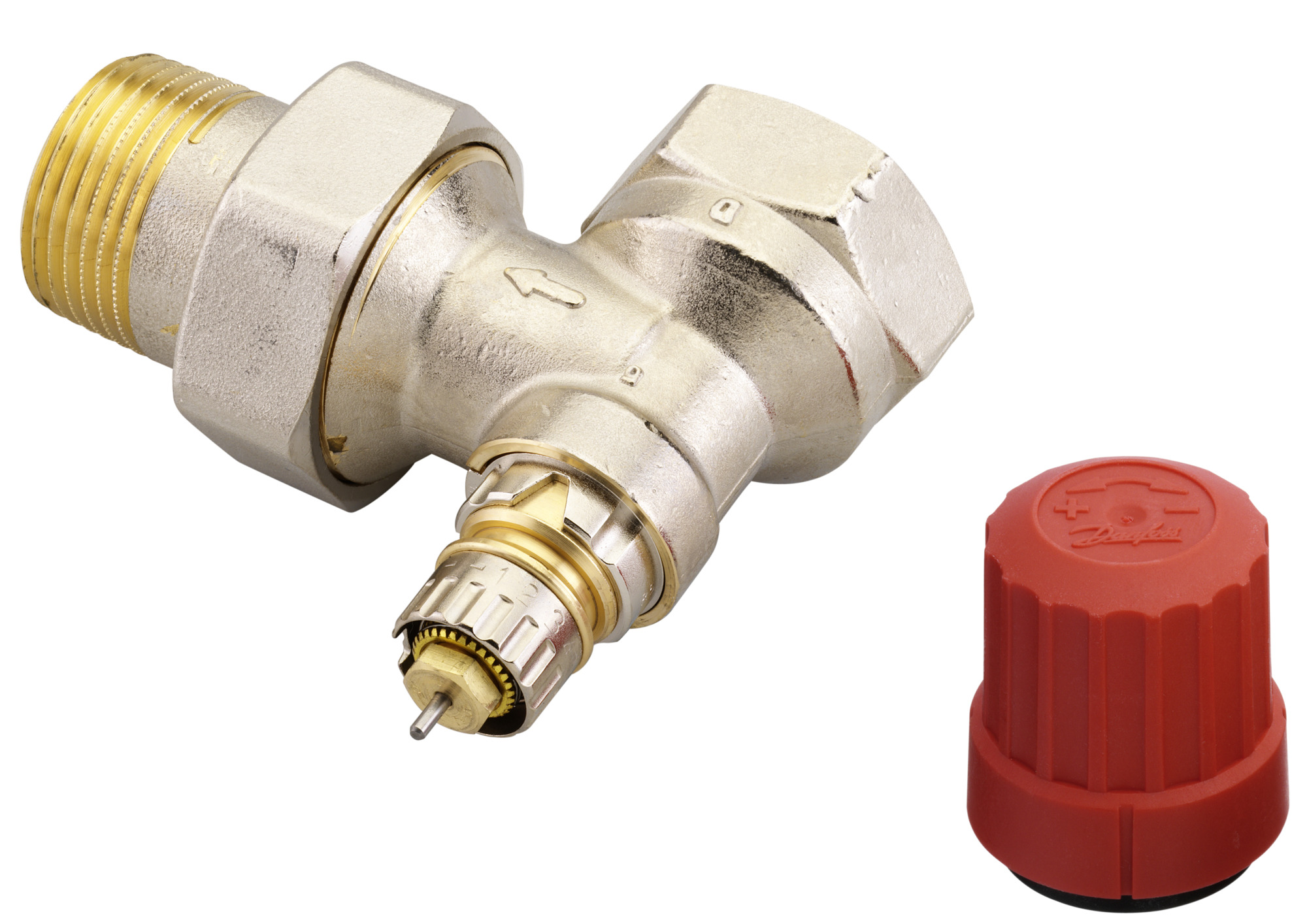 Danfoss Клапан RTR-N/RA-N для двухтрубной системы отопления Клапан RA-N 15 UK, наружн. резьба 013G4203  - Вид №2