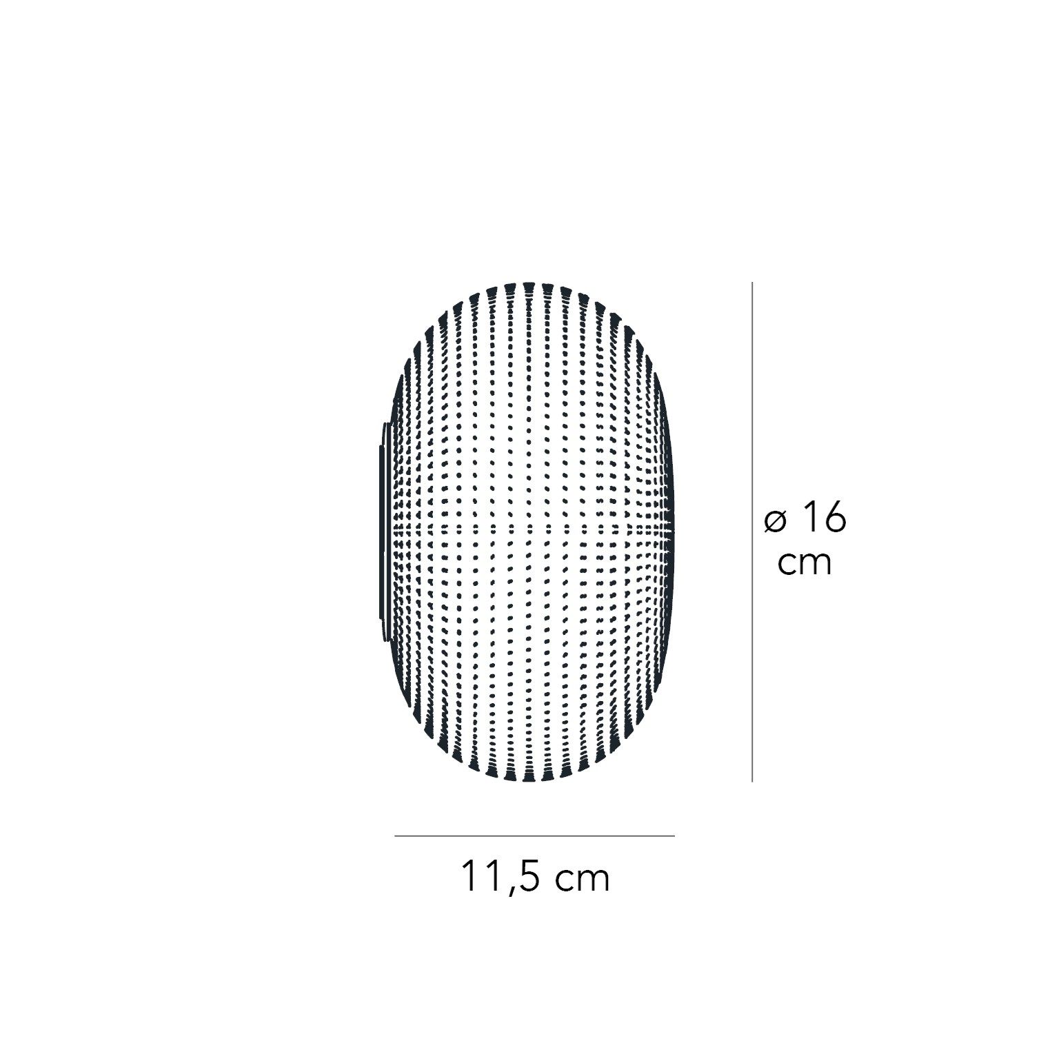 Настенный светильник / потолочный светильник из дутого стекла FontanaArte Белый ARCH-00126416 - Вид №5