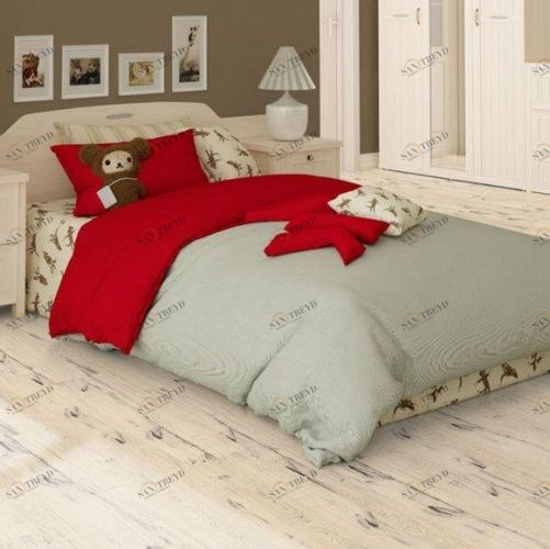 Пробка CorkStyle Wood Stone Limewished (Гладкая) 915х305 мм 1001400035