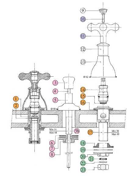 6119200021 Смеситель Bandini Classic Santreyd - Вид №2
