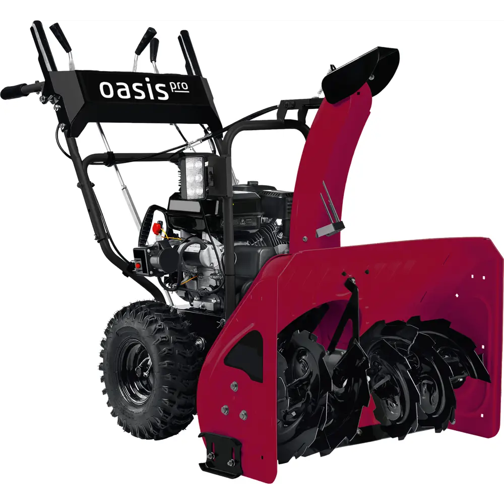 Бензиновый снегоуборщик OASIS SM-7/72K Pro для эффективной уборки снега 89349516 STLM-1428942