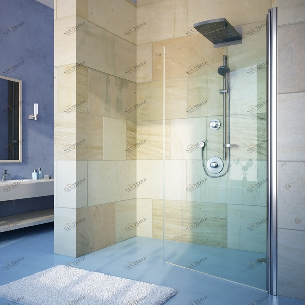 Душевая перегородка в нишу 85x190 GK-601P GUTEWETTER LUX DOOR 85X190GK601P