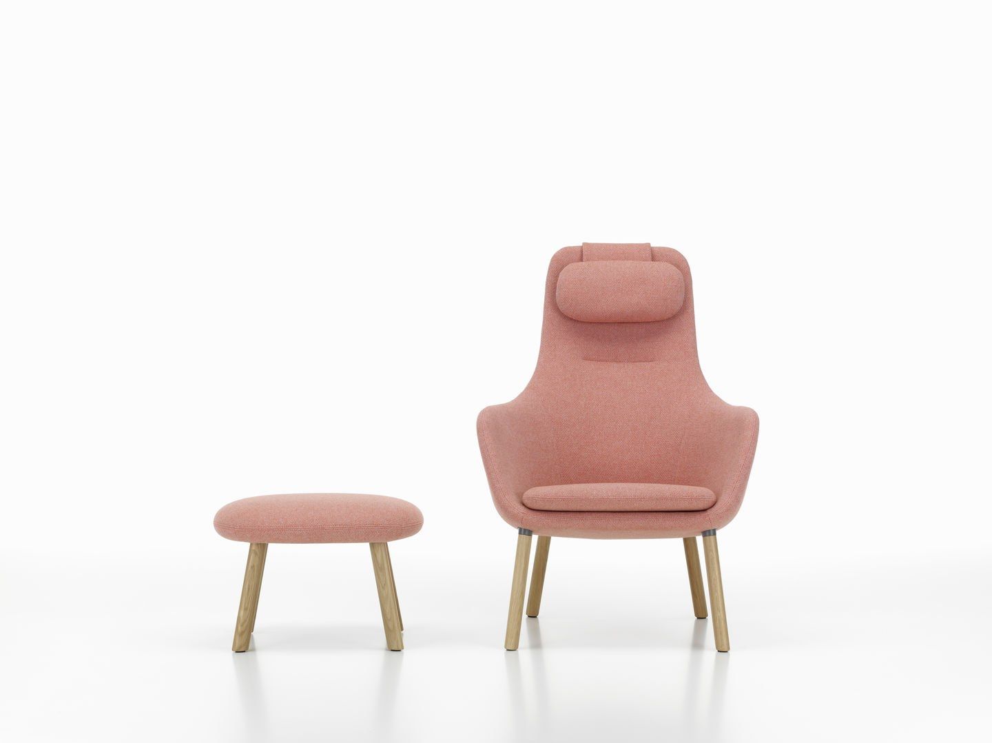 Тканевое кресло с подголовником VITRA HAL Lounge ARCH-00081015 - Вид №50