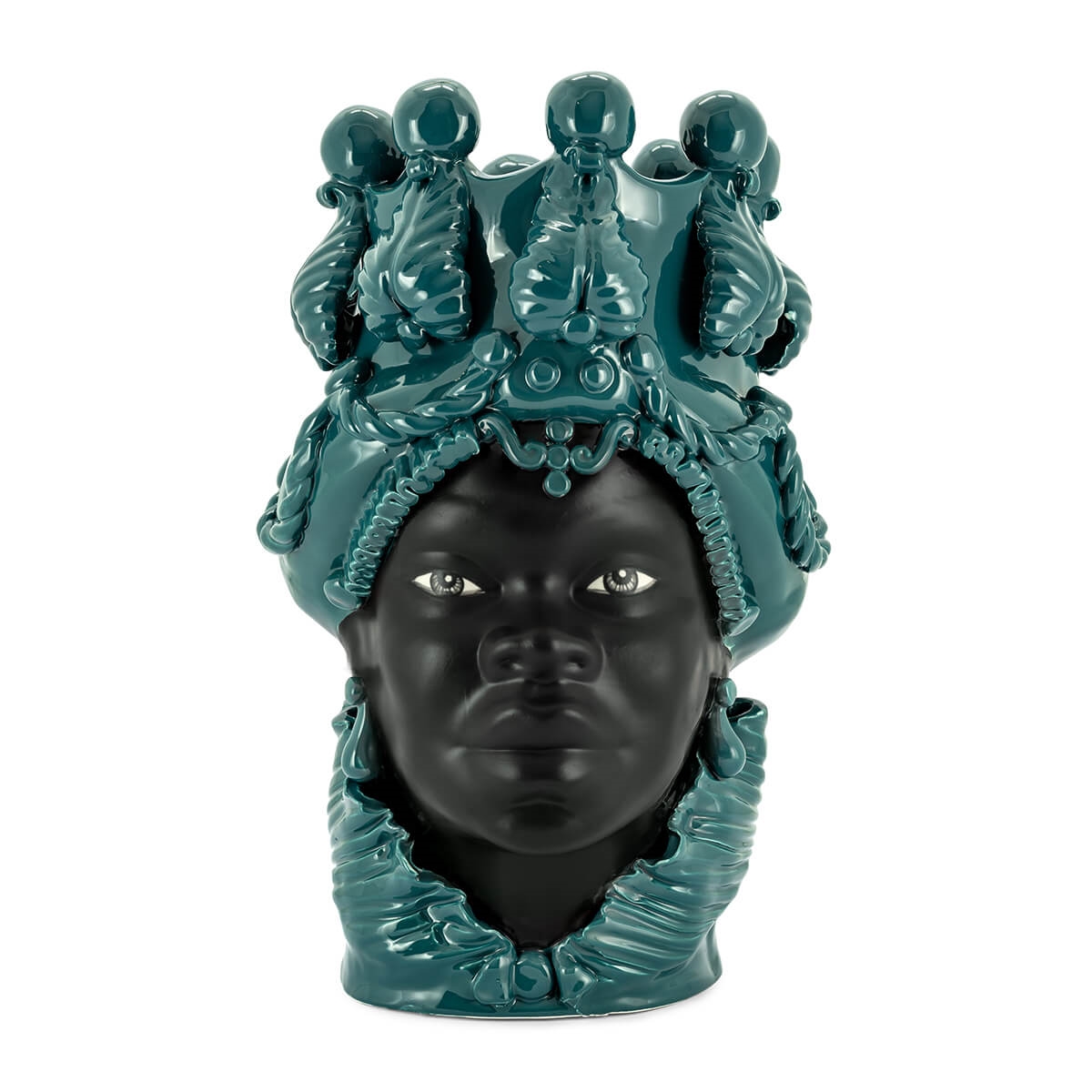 201082-10 ABHIKA ВАЗА MORO BIG LADY SIMPLY MAT WHITE  - Вид №3