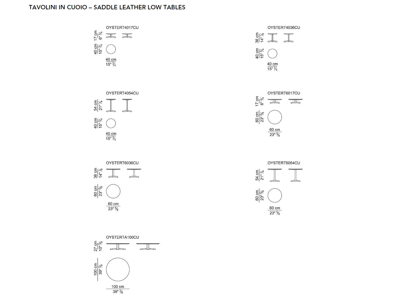 Круглый и высокий журнальный столик с мраморной столешницей i 4 Mariani Oyster ARCH-00151833 - Вид №4