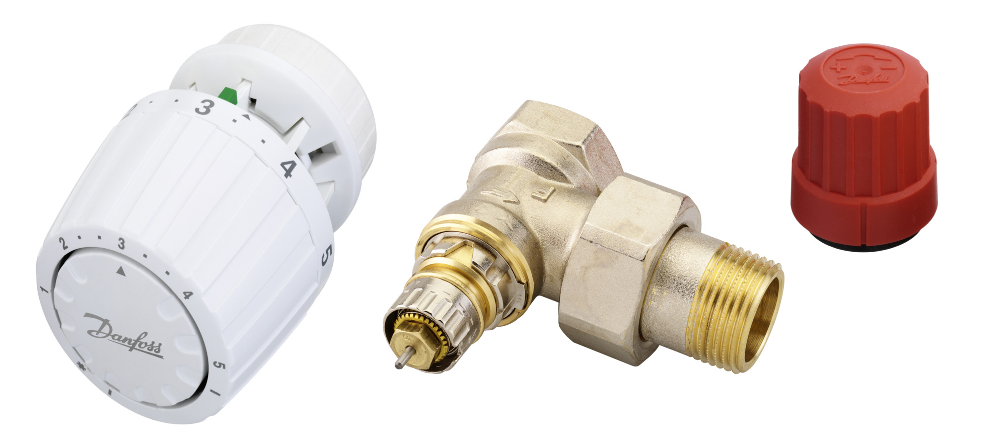 Danfoss Комплект RTR-N/RTR 7090 для двухтрубной системы отопления RTR-N UK 15 и RTR7090 комплект 013G2160  - Вид №2