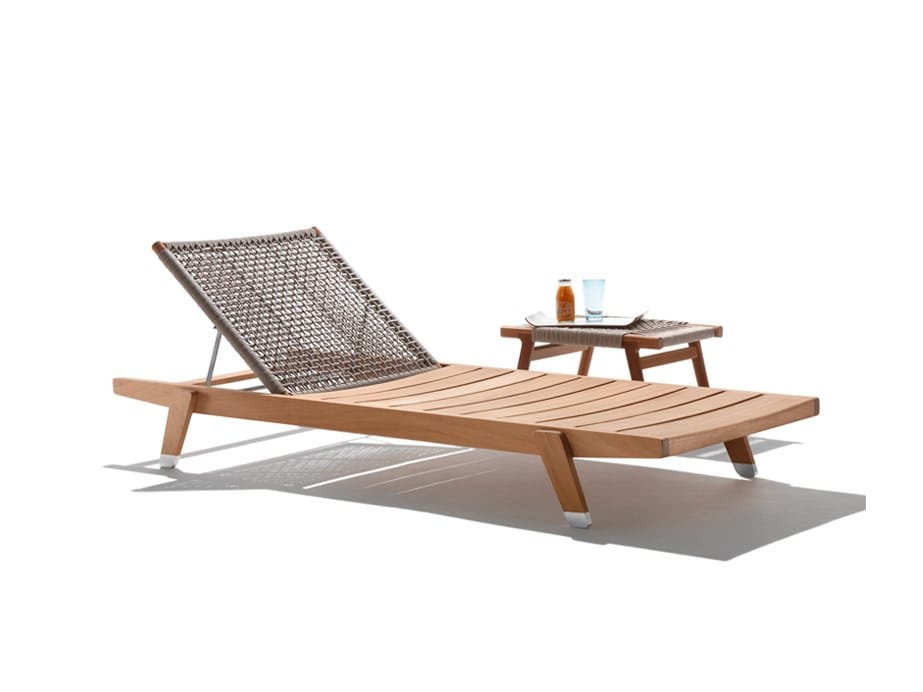 Лежак для отдыха на открытом воздухе в ироко Flexform Hora Sexta ARCH-00128808 - Вид №1